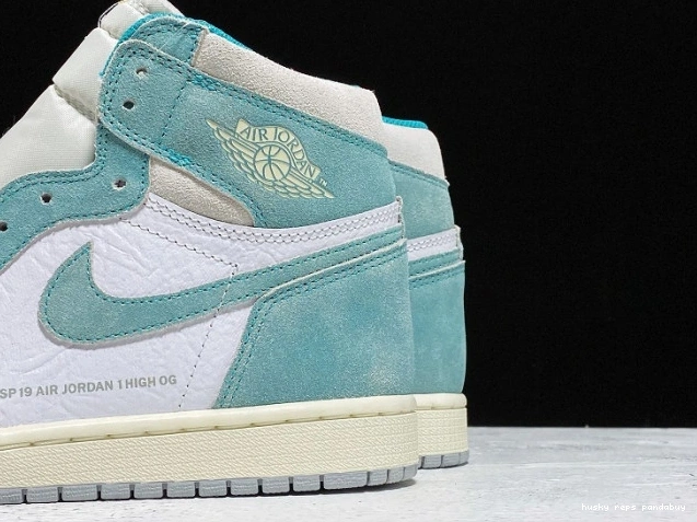 Cheap Husky 555088-311 Retro Jordan 1 Green High OG Turbo Air 0714